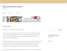 Tablet Screenshot of buyamoxicillinonline.info